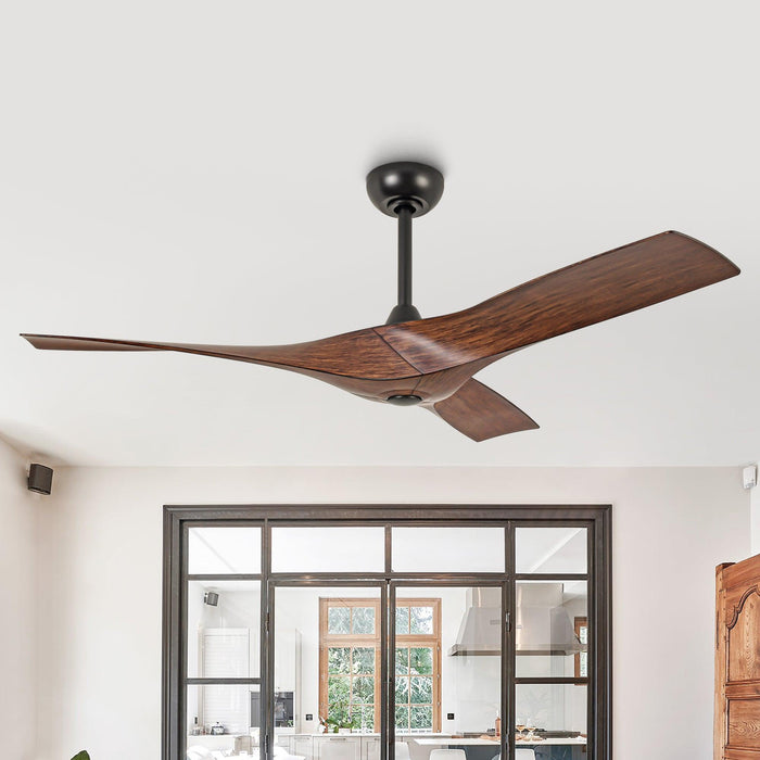 52 Inch Erin DC Motor Industrial Downrod Ceiling Fan with Remote Control