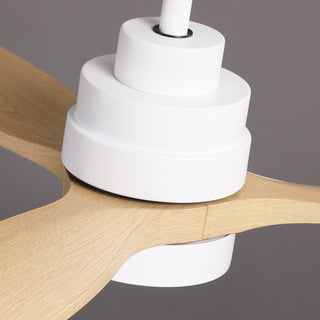 52" Halo Modern Downrod Ceiling Fan with LED Light