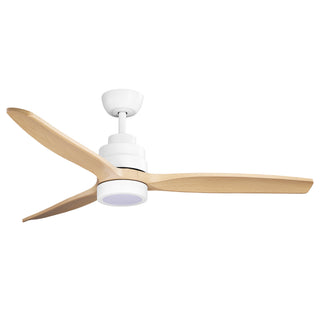52" Halo Modern Downrod Ceiling Fan with LED Light