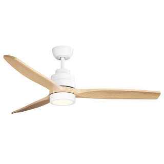 52" Halo Modern Downrod Ceiling Fan with LED Light