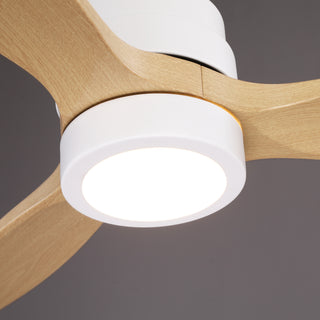 52" Halo Modern Downrod Ceiling Fan with LED Light
