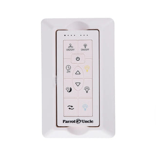 52 Inch Double-sided Blades Modern Downrod Mount Ceiling Fan with Main/Side LED Light