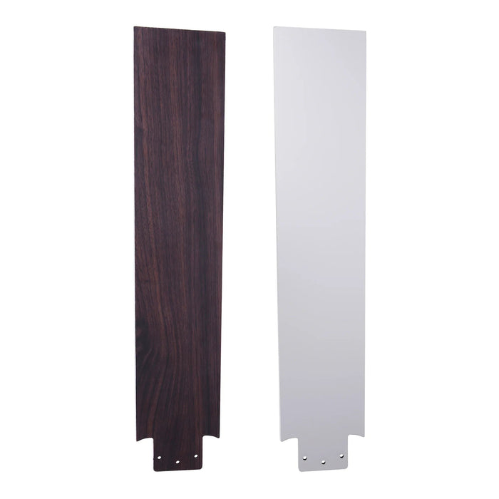 52 Inch Double-sided Blades Modern Downrod Mount Ceiling Fan with Main/Side LED Light