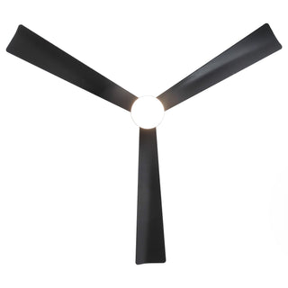 52 Inch Dinah Modern Downrod Mount Ceiling Fan with Remote Control and LED Light