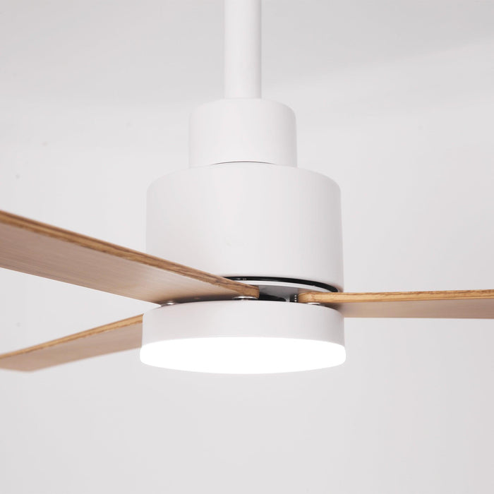 52 Inch Dinah Modern Downrod Mount Ceiling Fan with Remote Control and LED Light