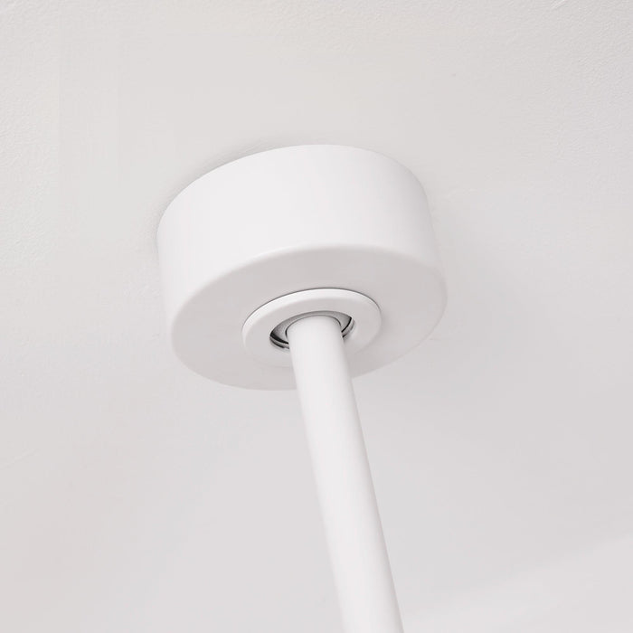 52 Inch Dinah Modern Downrod Mount Ceiling Fan with Remote Control and LED Light