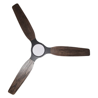 56 Inch Louise Hamptons Downrod Mount LED Ceiling Fan with Remote Control