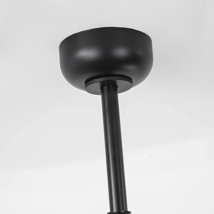 52 Inch Arlen Double-sided Blades Downrod Mount LED Ceiling Fan with Remote Control