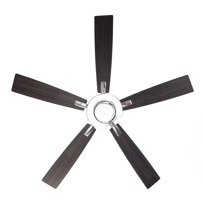 52 Inch Arlen Double-sided Blades Downrod Mount LED Ceiling Fan with Remote Control