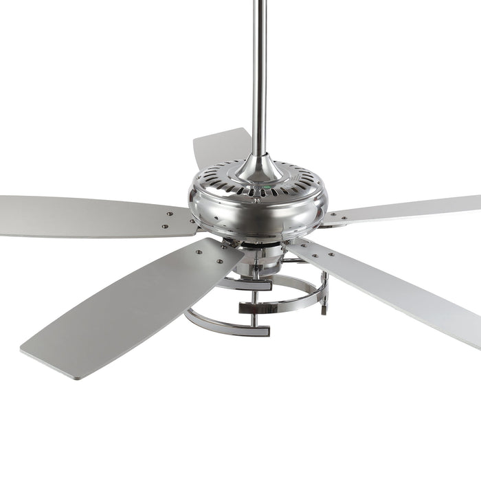 52 Inch Rita Double-sided Blades Downrod Mount LED Ceiling Fan with Remote Control