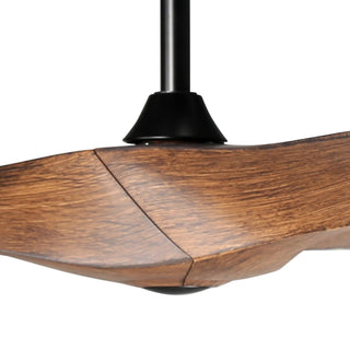 52" Wesley Hamptons Industrial DC Motor Downrod Mount Reversible Ceiling Fan with Remote Control
