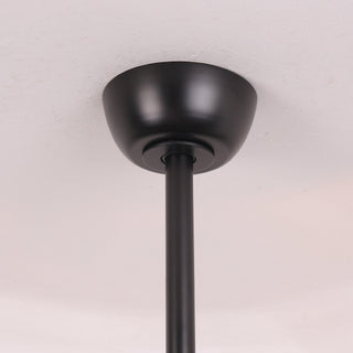 52" Dicken Modern Downrod Mount Reversible Crystal Ceiling Fan with Lighting and Remote Control