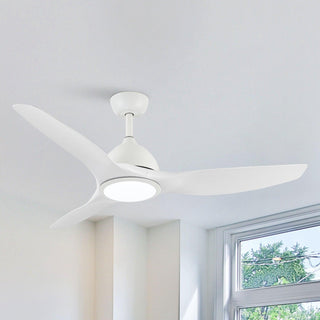 52" Vaczon Hamptons 3 Blades Ceiling Fan with LED Light and Remote Control