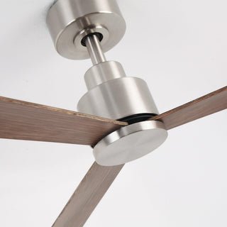 52 Inch Esther Hamptons 3-Blades Modern Downrod Mount Ceiling Fan with Remote Control