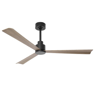 52 Inch Esther Hamptons 3-Blades Modern Downrod Mount Ceiling Fan with Remote Control
