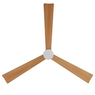 52 Inch Esther Hamptons 3-Blades Modern Downrod Mount Ceiling Fan with Remote Control