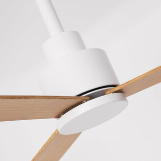 52 Inch Esther Hamptons 3-Blades Modern Downrod Mount Ceiling Fan with Remote Control