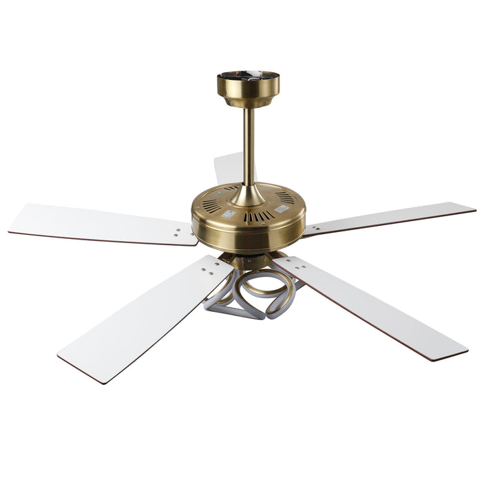 52 Inch Antique Bronze Golden Boyd Downrod Mount RGB LED Smart Fan