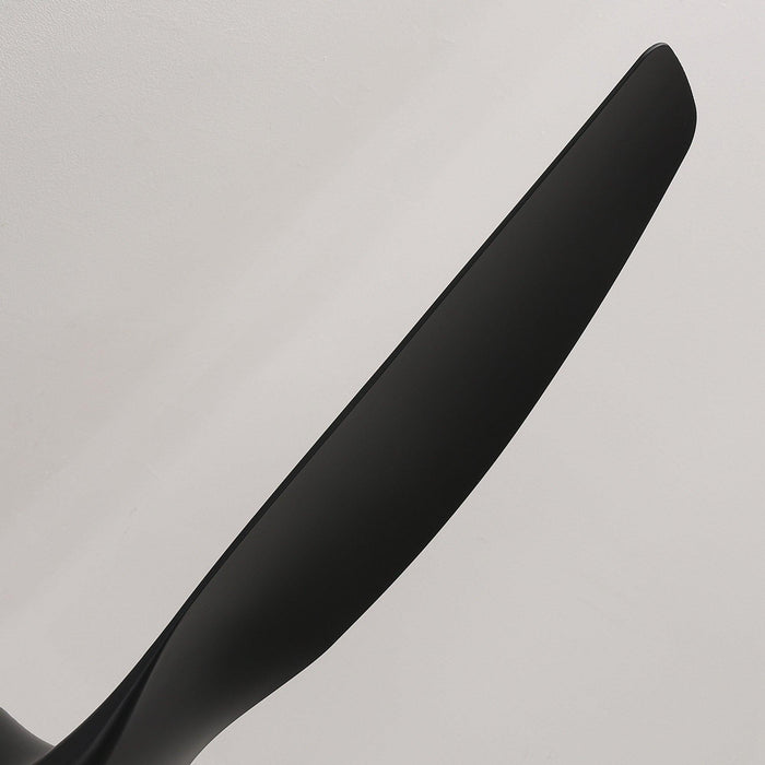 52" DC Motor 3 Blades Modern Downrod Mount Smart Fan with LED Light