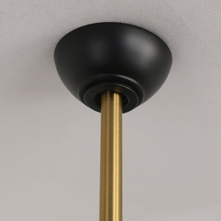 52" DC Motor 3 Blades Hamptons Modern Downrod Mount Smart Fan with LED Light