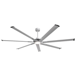213 cm / 254 cm / 305 cm Black Extra Large Ceiling Fan with Dimmable Lighting Remote Control for Warehouses Gyms & Indoor/Outdoor Use