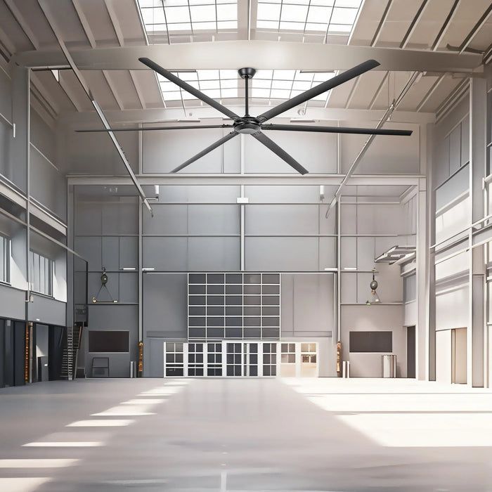 120 Inch HVLS Fan Jupiter Industrial Aluminum Extra Large Ceiling Fan with Remote Control