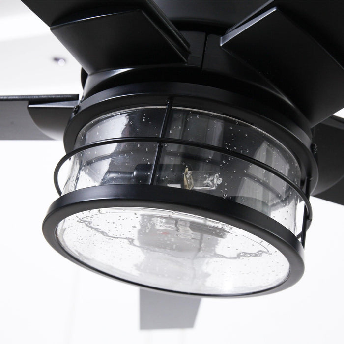 65" Modern Reversible Ceiling Fan with Lighting and Remote Control