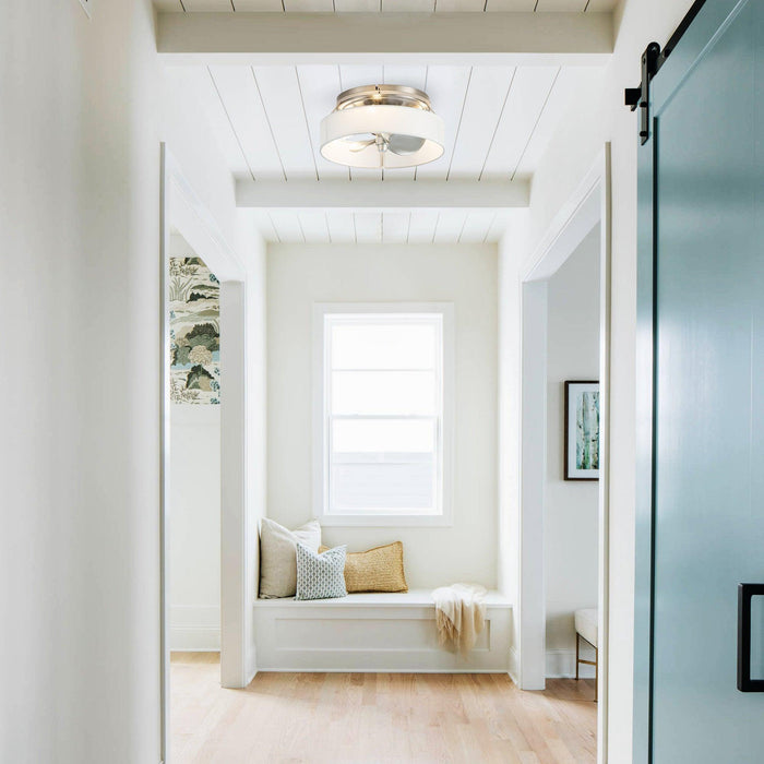 Vaczon 13" Modern Flush Mount Ceiling Fan