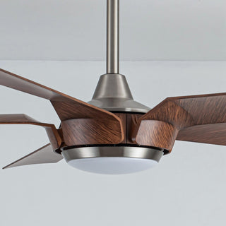 65" Fury Hamptons Farmhouse DC Motor Downrod Mount Ceiling Fan with Lighting and Remote Control