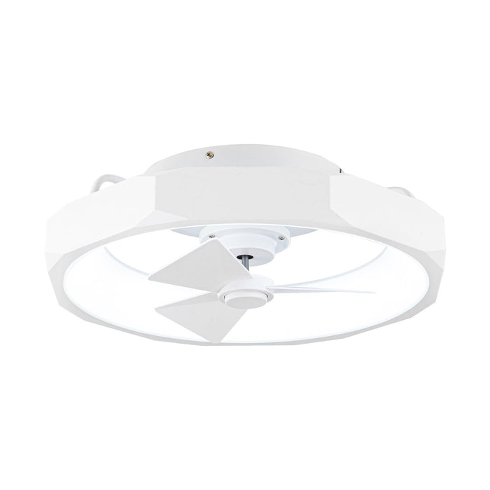 19" Britton Flush Mount Reversible Ceiling Fan with Remote Control