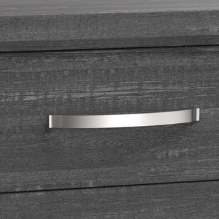 Modern Lucien Wood Nightstand with 2 Drawers For Bedroom