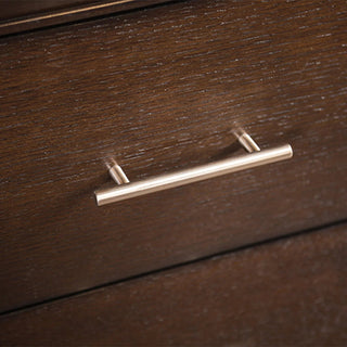 Hinwitz Solid Wood Transitional Nightstand with Two Drawers