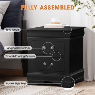 Louis Philippe Transitional Nightstand For Bedroom