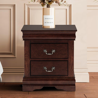 Louis Philippe Transitional Nightstand For Bedroom