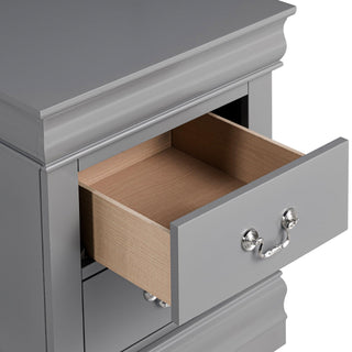 Louis Philippe Transitional Nightstand For Bedroom