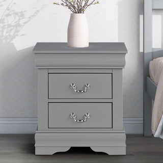 Louis Philippe Transitional Nightstand For Bedroom