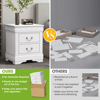 Louis Philippe Transitional Nightstand For Bedroom