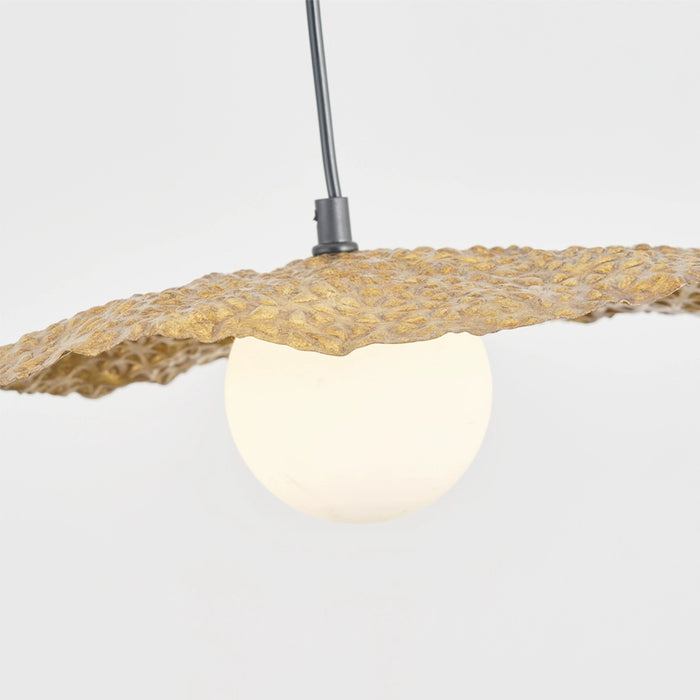 1-Light Farmhouse Golden Pendant Lighting