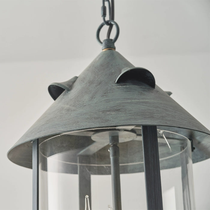 3-Light Rustic Iron Pendant Lighting with Adjustable Hanging Length