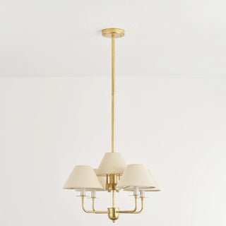 5-Light Modern Golden Pendant Lighting in Bedroom