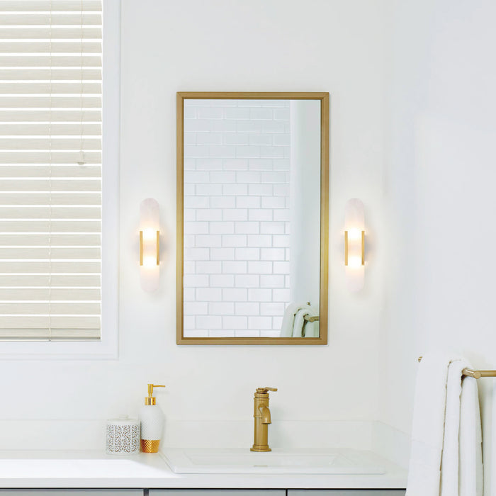 2-Light Modern White Wall Light