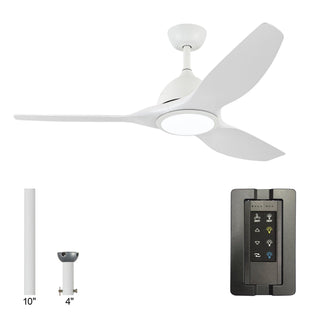 52" Vaczon Hamptons 3 Blades Ceiling Fan with LED Light and Remote Control