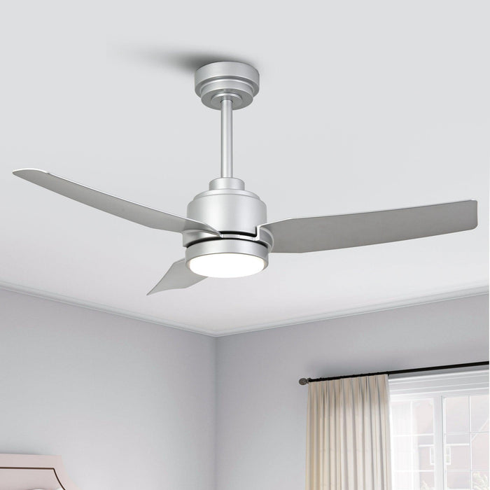Vaczon 42 Inch 3-Blades Modern Ceiling Fan with Remote Control and LED Light