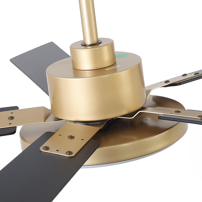 Vaczon 52 Inch Double-sided Blades Modern Ceiling Fan with Remote Control and LED Light