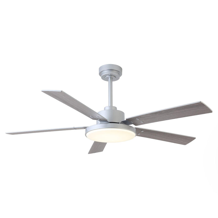Vaczon 52 Inch Double-sided Blades Modern Ceiling Fan with Remote Control and LED Light