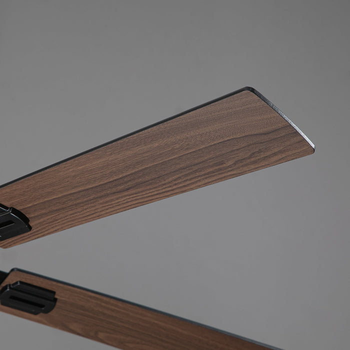 52 Inch Polly Double-sided Blades Downrod Mount Ceiling Fan with Light and APP & Remote Control