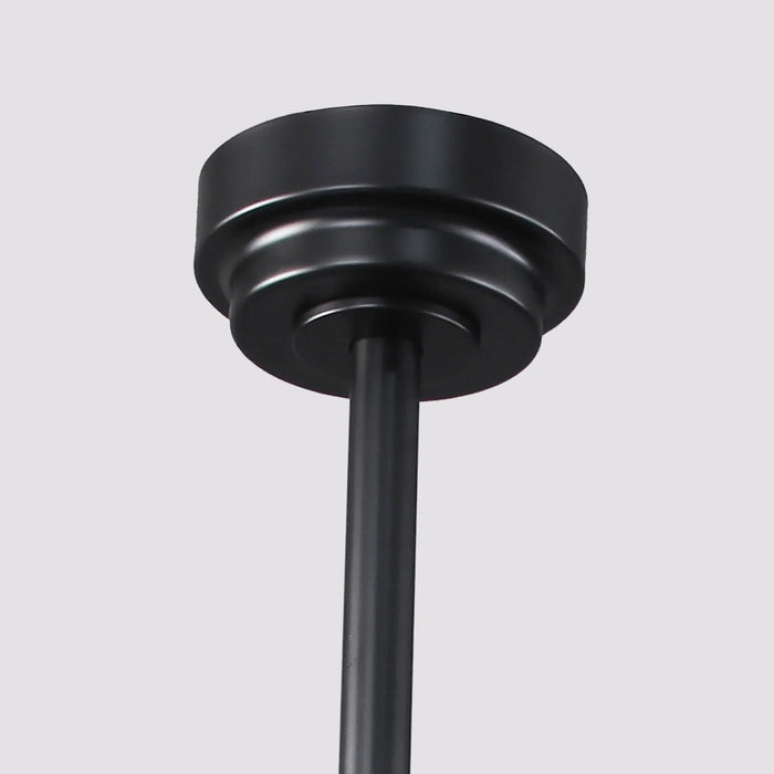 60 Inch Eden Black Ceiling Fan with Light and APP & Remote Control