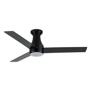 Vaczon 48" 3 Blades Hamptons Flush Mount Ceiling Fan with Lighting and Remote Control