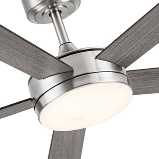 Vaczon 48 Inch Tracy Hamptons Downrod Mount LED Ceiling Fan with APP & Remote Control