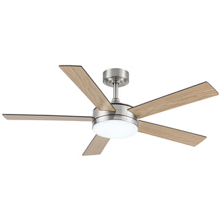 Vaczon 48 Inch Tracy Hamptons Downrod Mount LED Ceiling Fan with APP & Remote Control